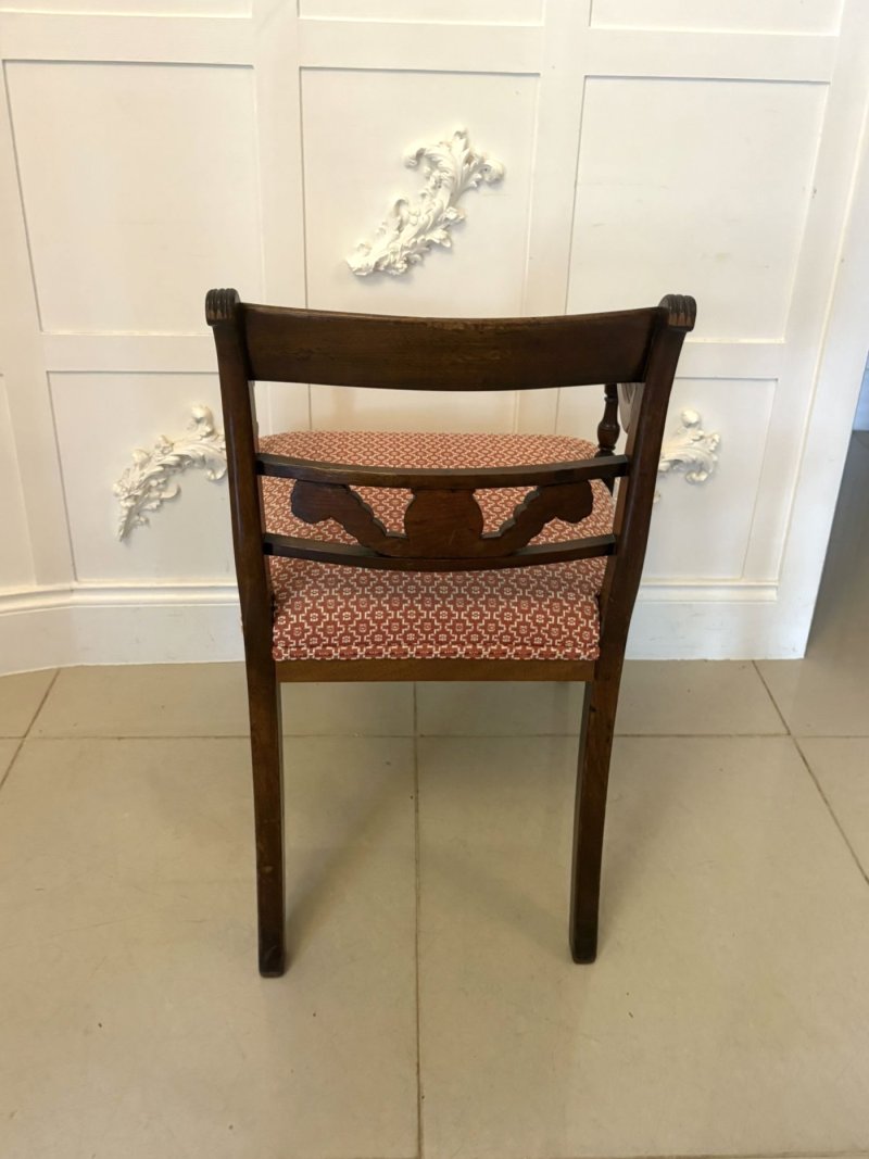 Outstanding Quality Set of 8 Antique Regency Mahogany Dining Chairs - Image 10